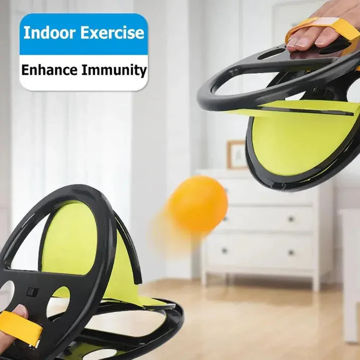 Jeu de lancer et d'attraper une balle