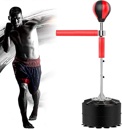 كيس ملاكمة قائم بذاته مع حامل للكبار والأطفال