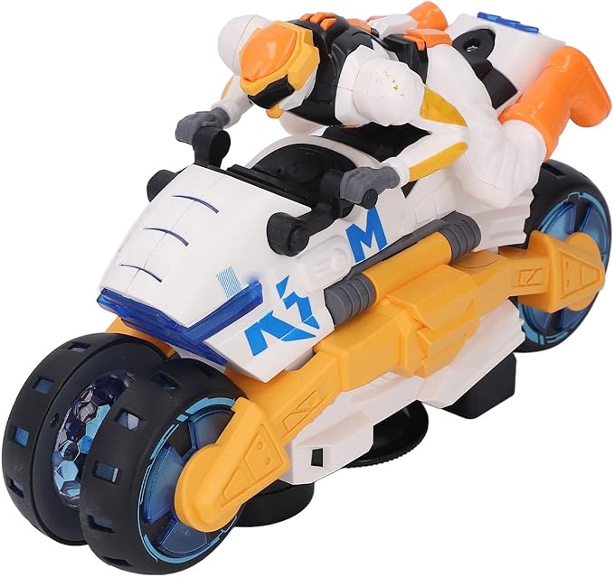 Moto de cascade rotative à 360° avec lumière musicale pour enfants