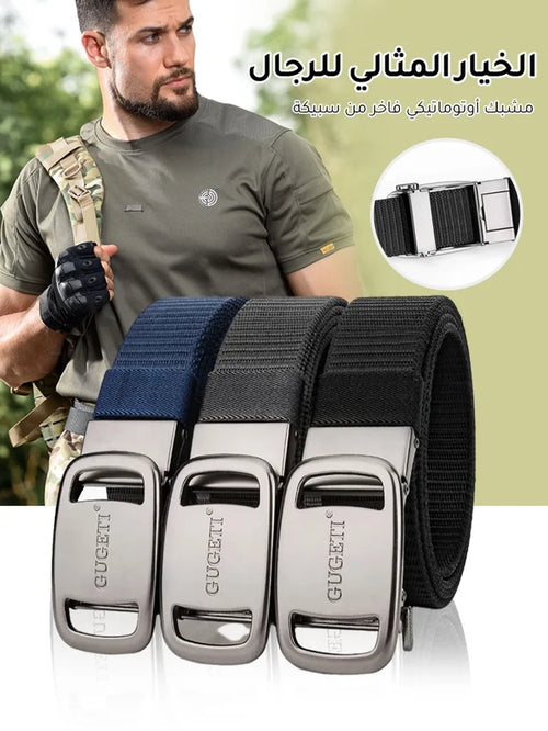حزام رجالي  عصري متين مقاوم للاهتراء الأمريكي للرجال (3 احزمة)