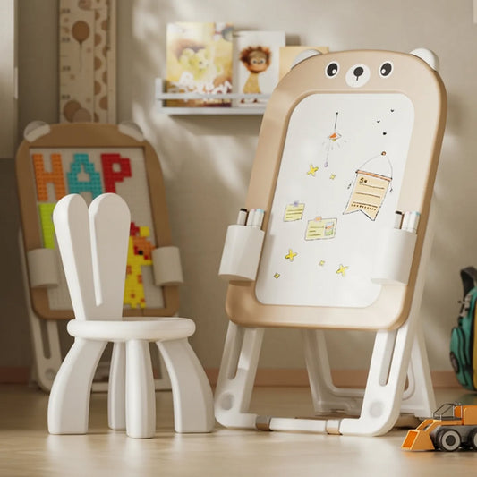 Tableau magnétique pour enfants avec blocs de construction