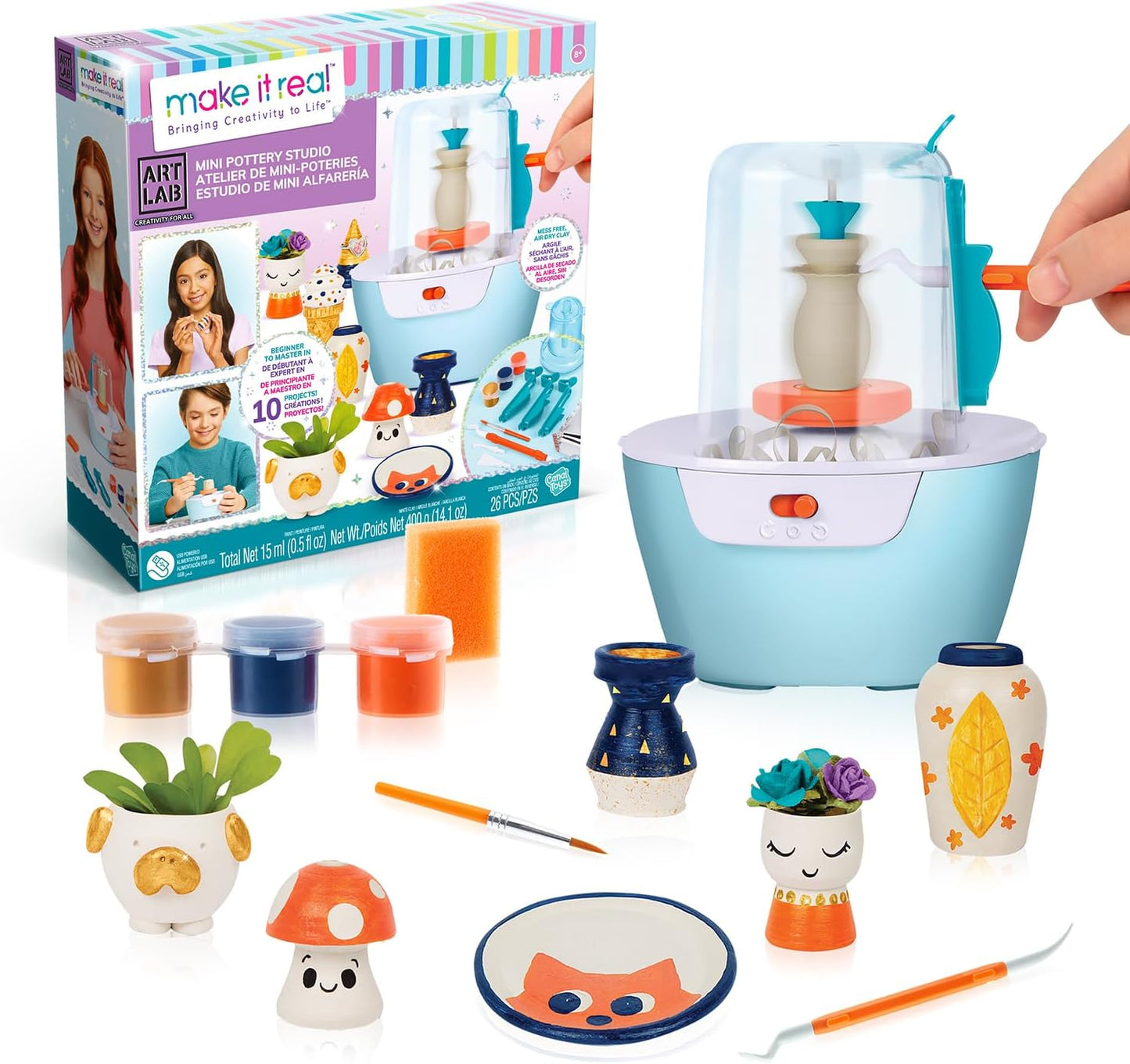 ورشة فخار مصغرة للأطفال