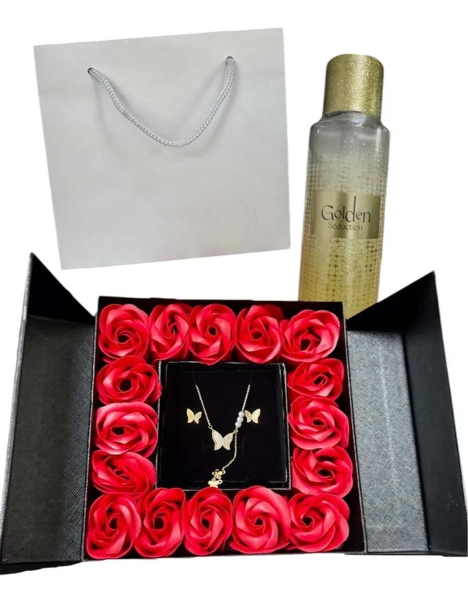 Cadeau de fleurs roses pour femme