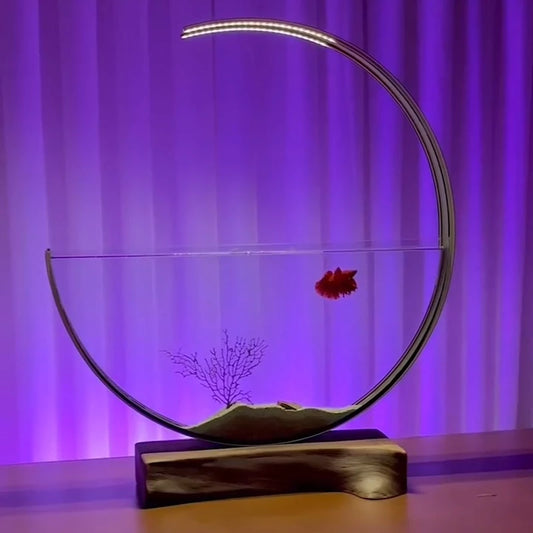 حوض السمك من فروع المرجان الاصطناعي