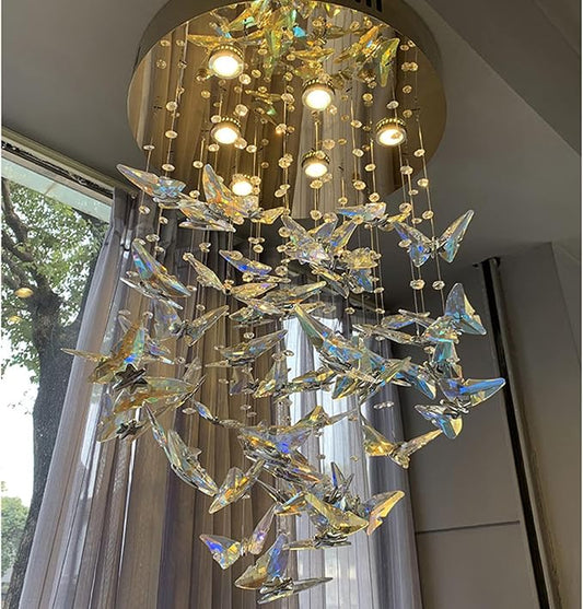 مصباح فراشة ملون