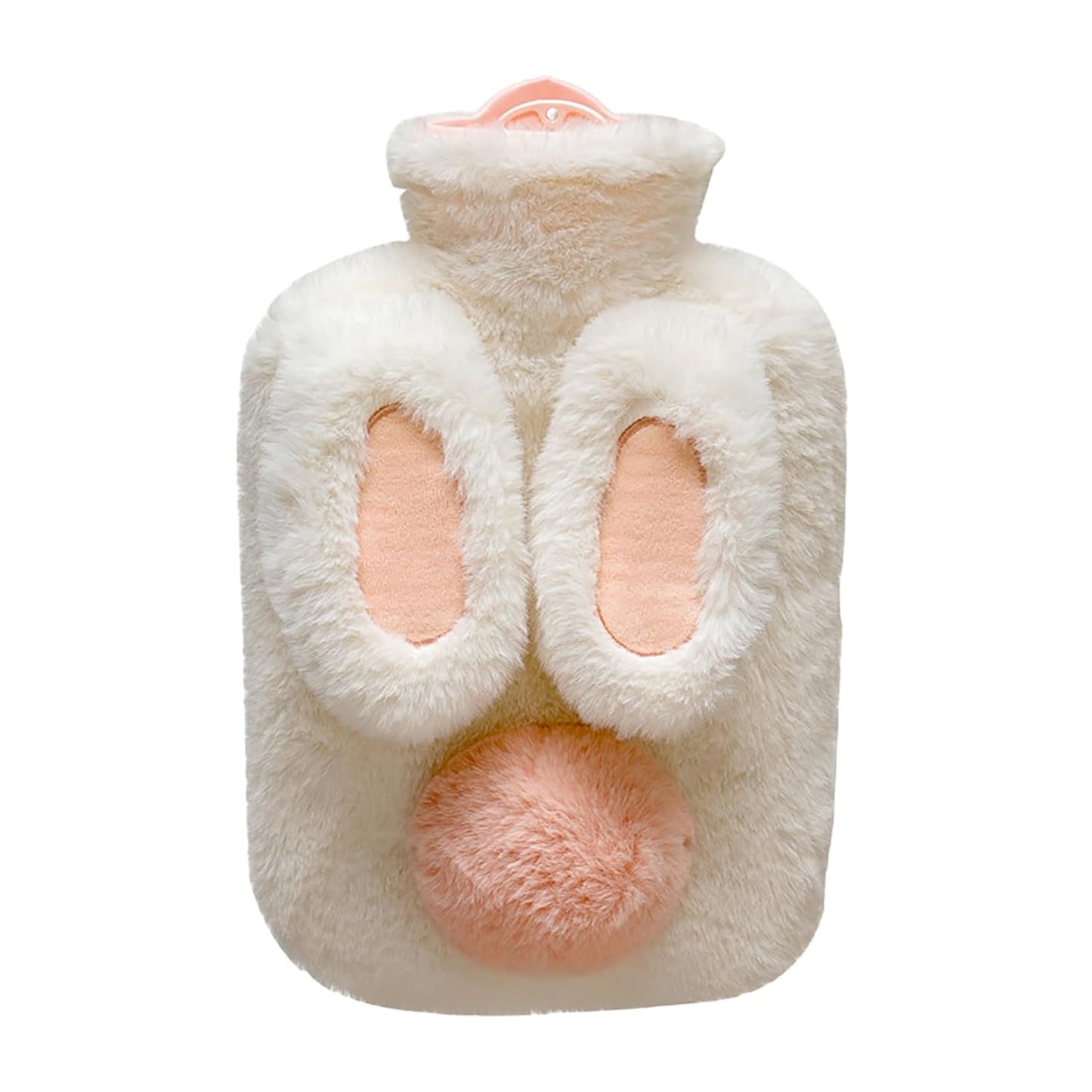 Bouillotte en caoutchouc WISHKEY avec housse en forme de lapin