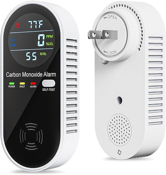 جهاز إنذار ومراقبة غاز طبيعي يعمل بالكهرباء