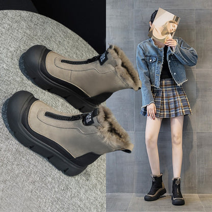 أحذية قطنية نسائية لفصل الشتاء