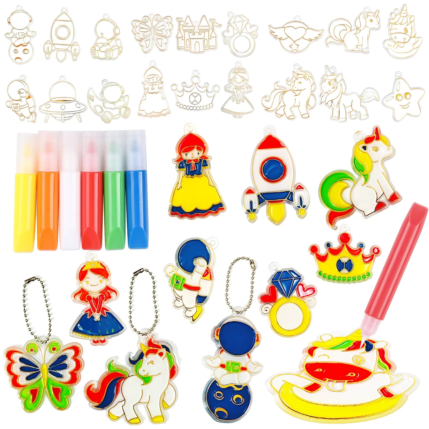 مجموعة أدوات الرسم والتلوين