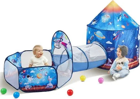Tente tunnel 3 en 1 pour enfants