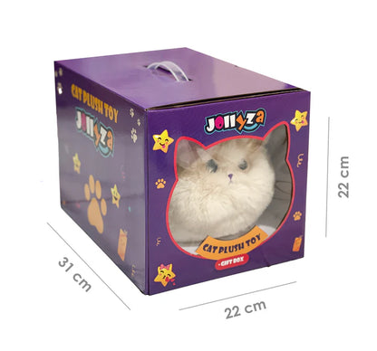Jouet électrique en peluche réaliste pour chat avec voix