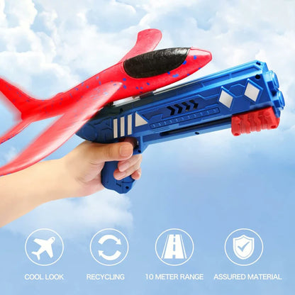 Pistolet Lanceur d’avion avec Planeurs en Mousse