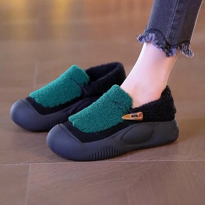 أحذية شتوية سميكة من القطن